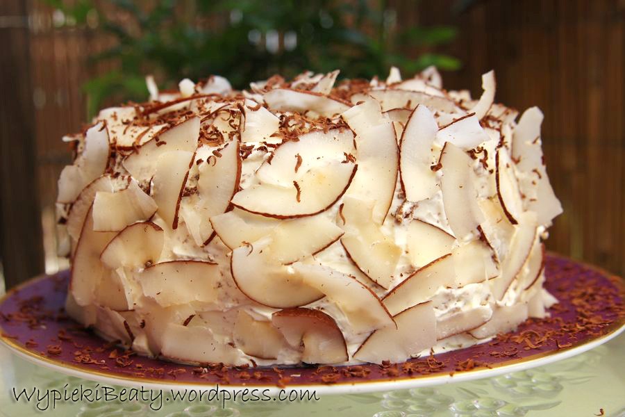 kokosowy tort dla dorosłych