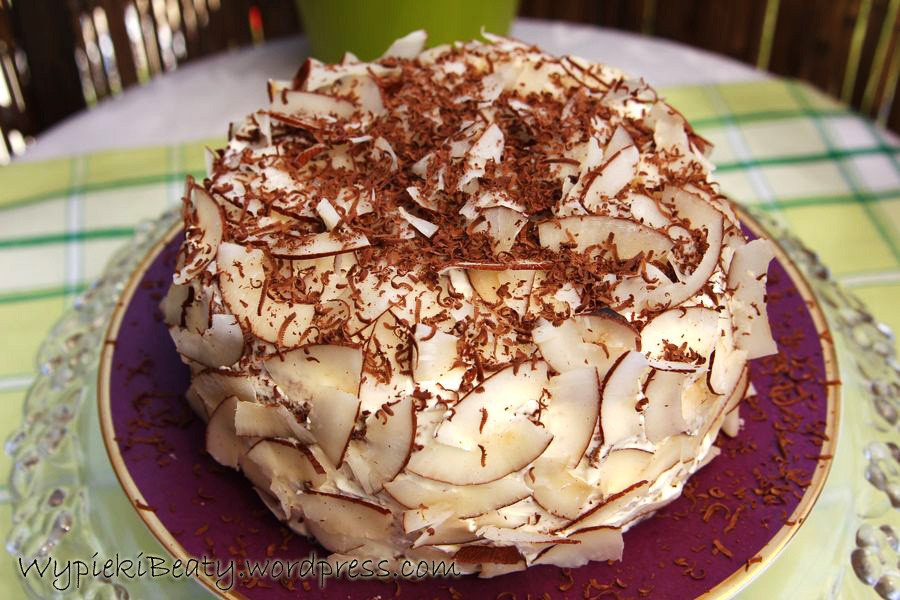 tort kokosowo-czekoladowy