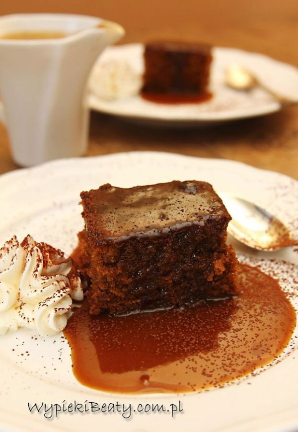 Sticky toffee pudding przepis Wypieki Beaty