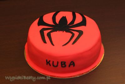 tort z pająkiem