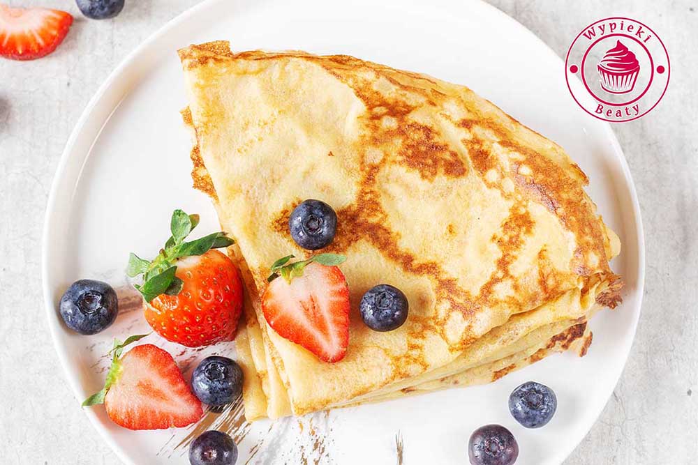 Naleśniki przepis na ciasto naleśnikowe - Wypieki Beaty