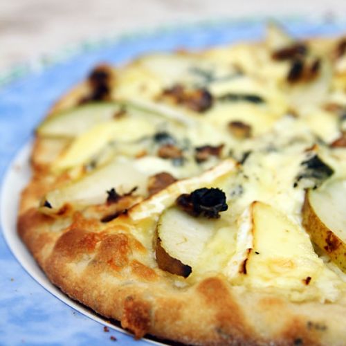 pizza z gruszkami