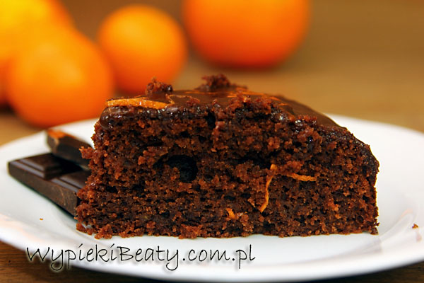 ciasto czekoladowo-pomarańczowe