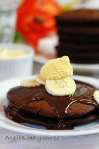 czekoladowe pancakes