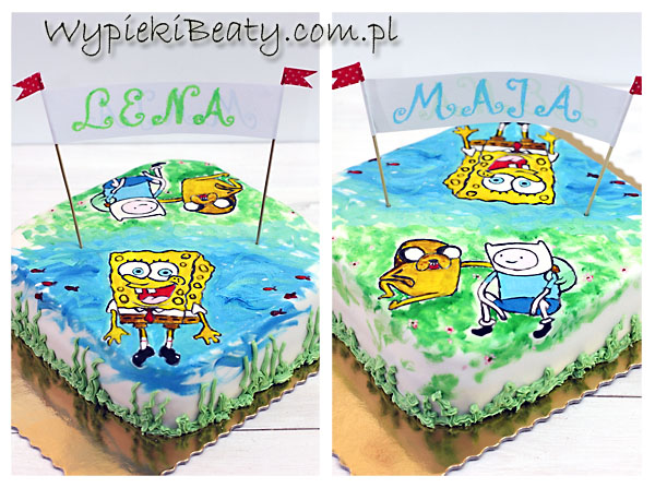 tort urodzinowy spongebob