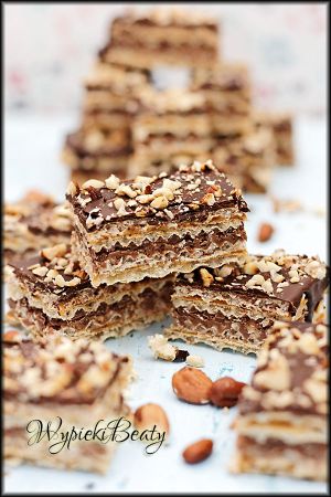 wafle z nutellą