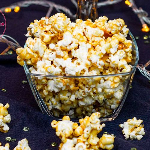 karmelowy popcorn