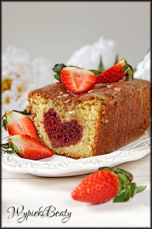 hidden heart cake