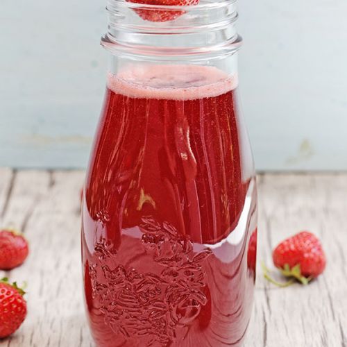 syrop truskawkowo rabarbarowy 1