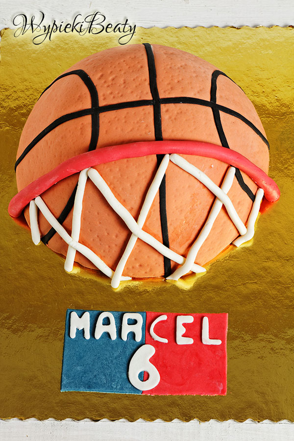 tort koszykówka basketball cake