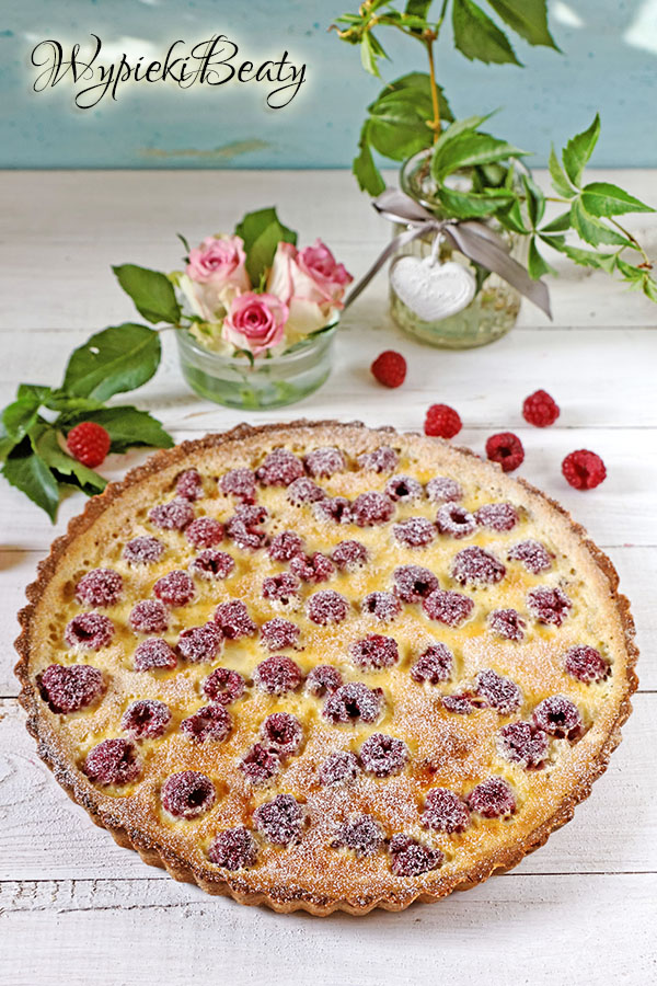 almond raspberry tart
