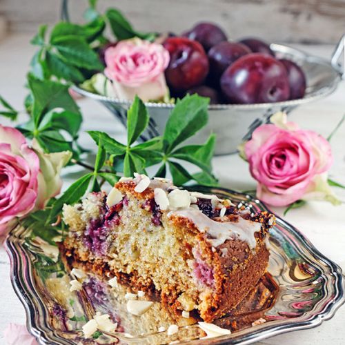 orange plum cake