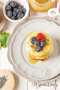 blueberry american pancakes