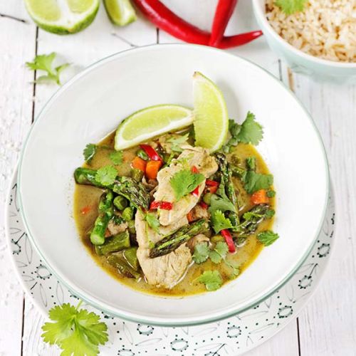 zielone curry