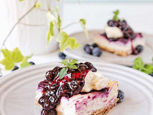 bluberry cheesecake