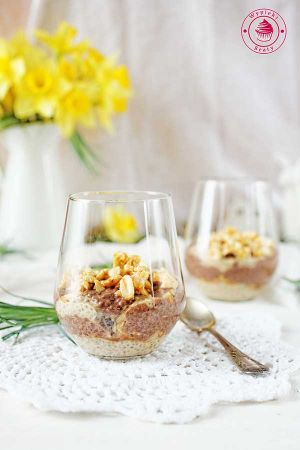 pudding chia orzechowy