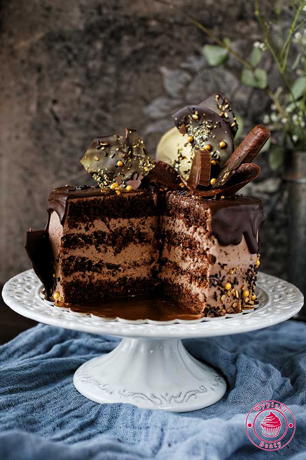 tort czekoladowo-orzechowy