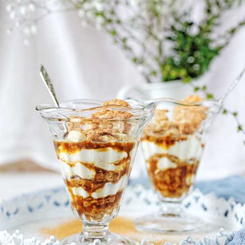 trifle z ciasteczkami