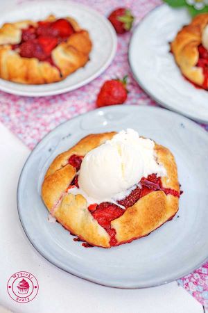 galette z truskawkami