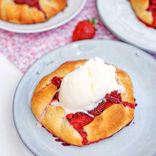 galette z truskawkami