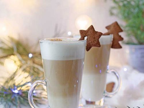 bożonarodzeniowa kawa latte