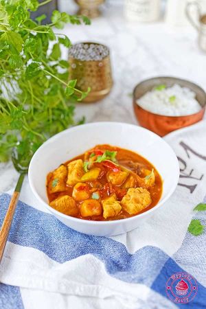 curry z kurczakiem i mango