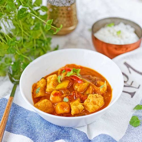 curry z kurczakiem i mango