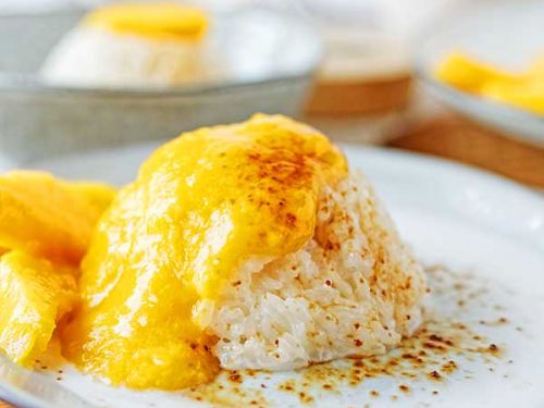 deser ryżowy z mango