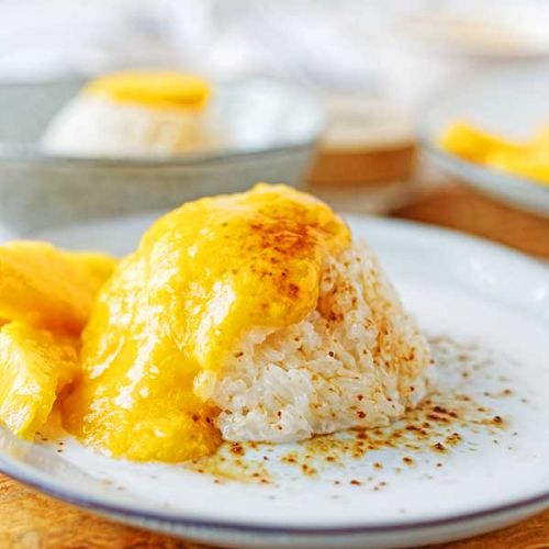 deser ryżowy z mango