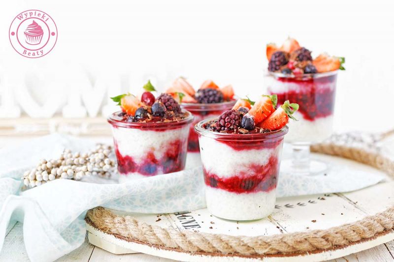 Pudding z tapioki przepis Wypieki Beaty