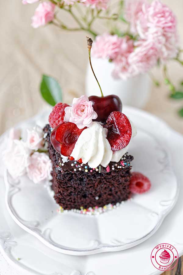 ciasto czekoladowe wacky cake