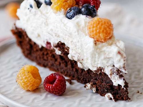 ciasto czekoladowa chmura