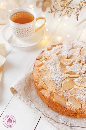 ciasto z gruszkami i mascarpone