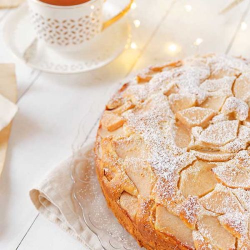 ciasto z gruszkami i mascarpone