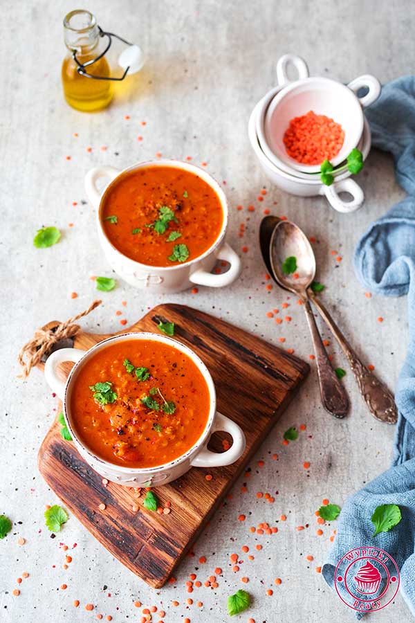 zupa z soczewicą i pomidorami