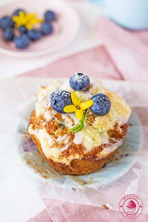 muffinki z borówkami i kruszonką