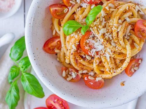 spaghetti cukiniowo pomidorowe 9