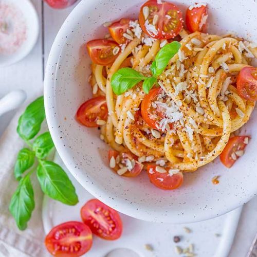 spaghetti cukiniowo pomidorowe 9