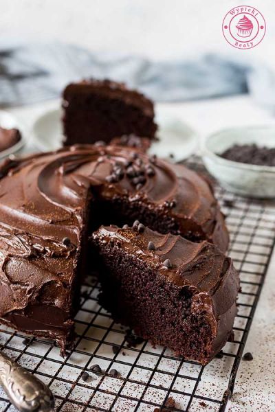 ciasto czekoladowe z czekoladowym kremem