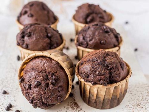 muffinki czekoladowo-bananowe