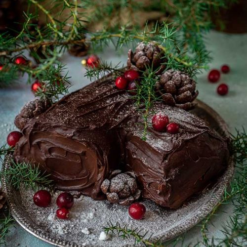 rolada yule log