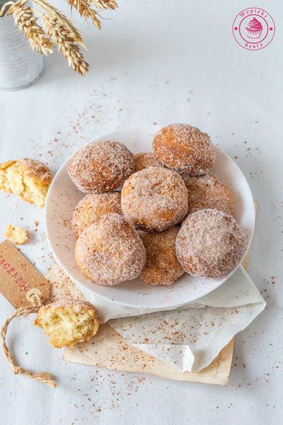 Cheese Curd Doughnuts Without Yeast pączki twarogowe bez drożdży