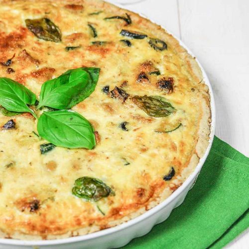 tarta z kurczakiem i cukinią