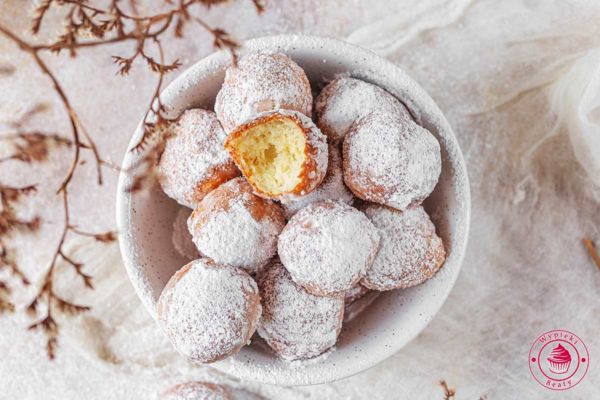 Pączki z serków homogenizowanych - przepis - Wypieki Beaty