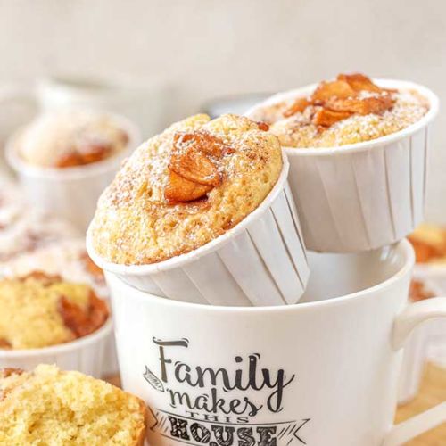 muffinki z jabłkami
