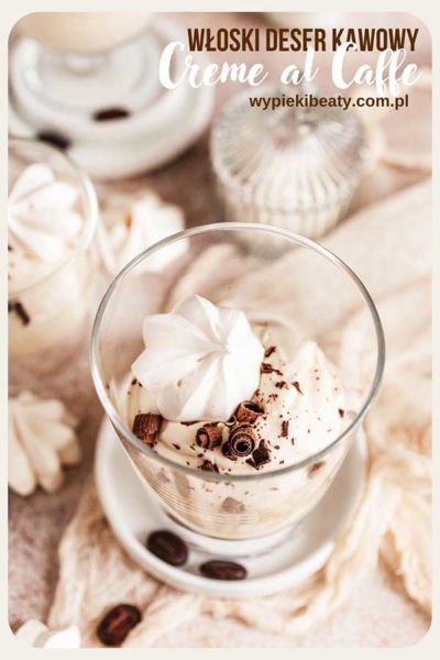 Crema al caffe dessert Italian coffee dessert crema al caffe
