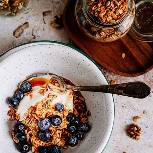 zdrowa chrupiąca granola