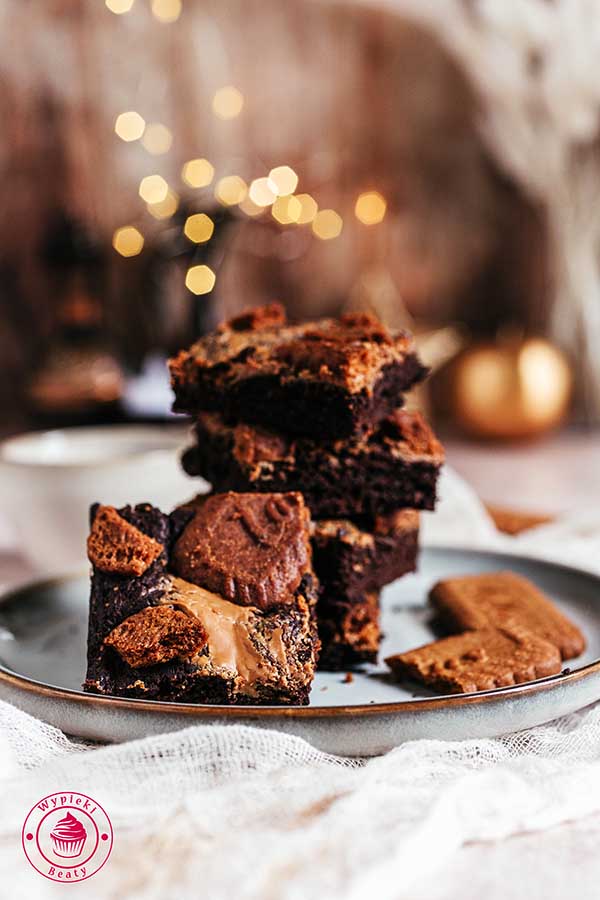 Ciasto Biscoff Brownie przepis z filmem