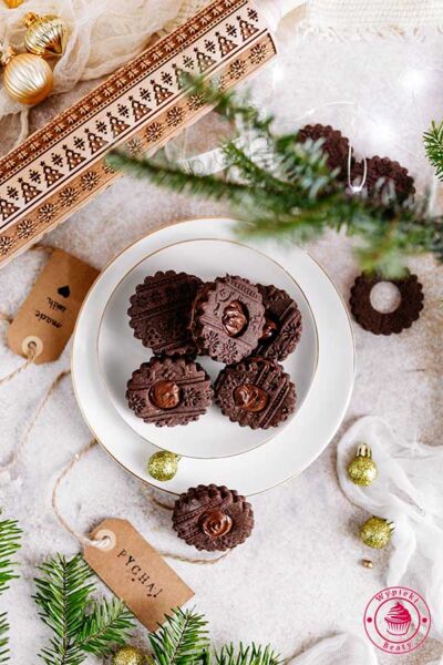 czekoladowe ciasteczka z nutellą