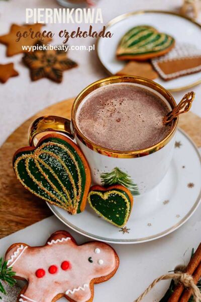 Gingerbread hot chocolate gingerbread hot chocolate to drink
